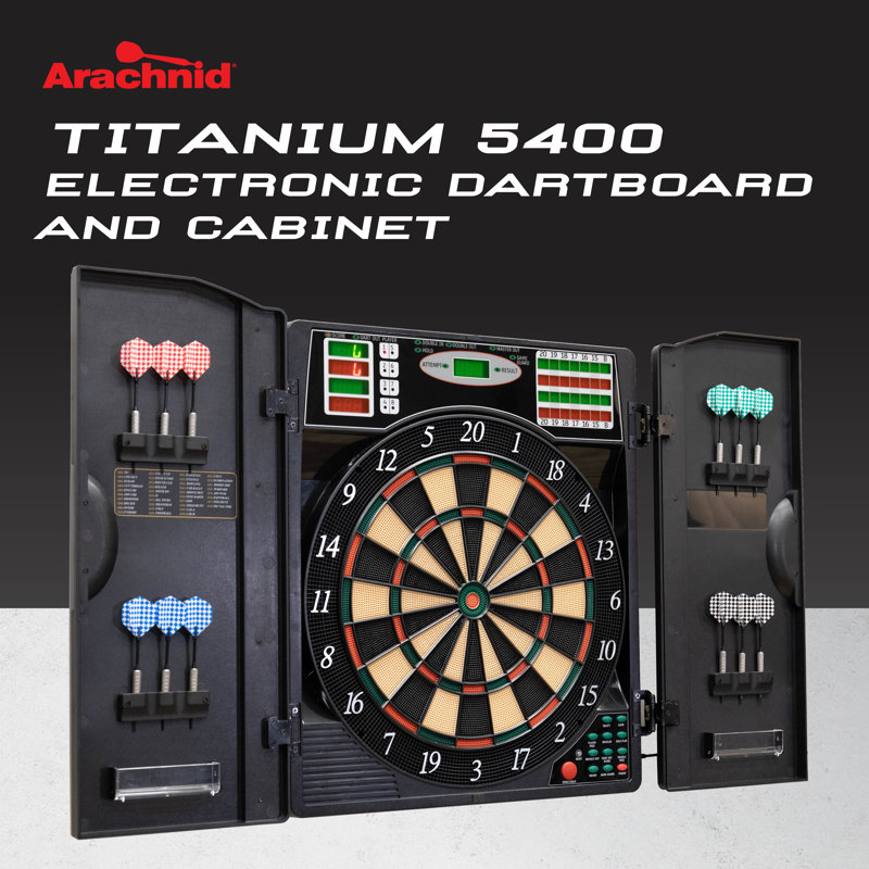 Arachnid Titanium 5400 Electronic Dartboard And & Reviews Wayfair